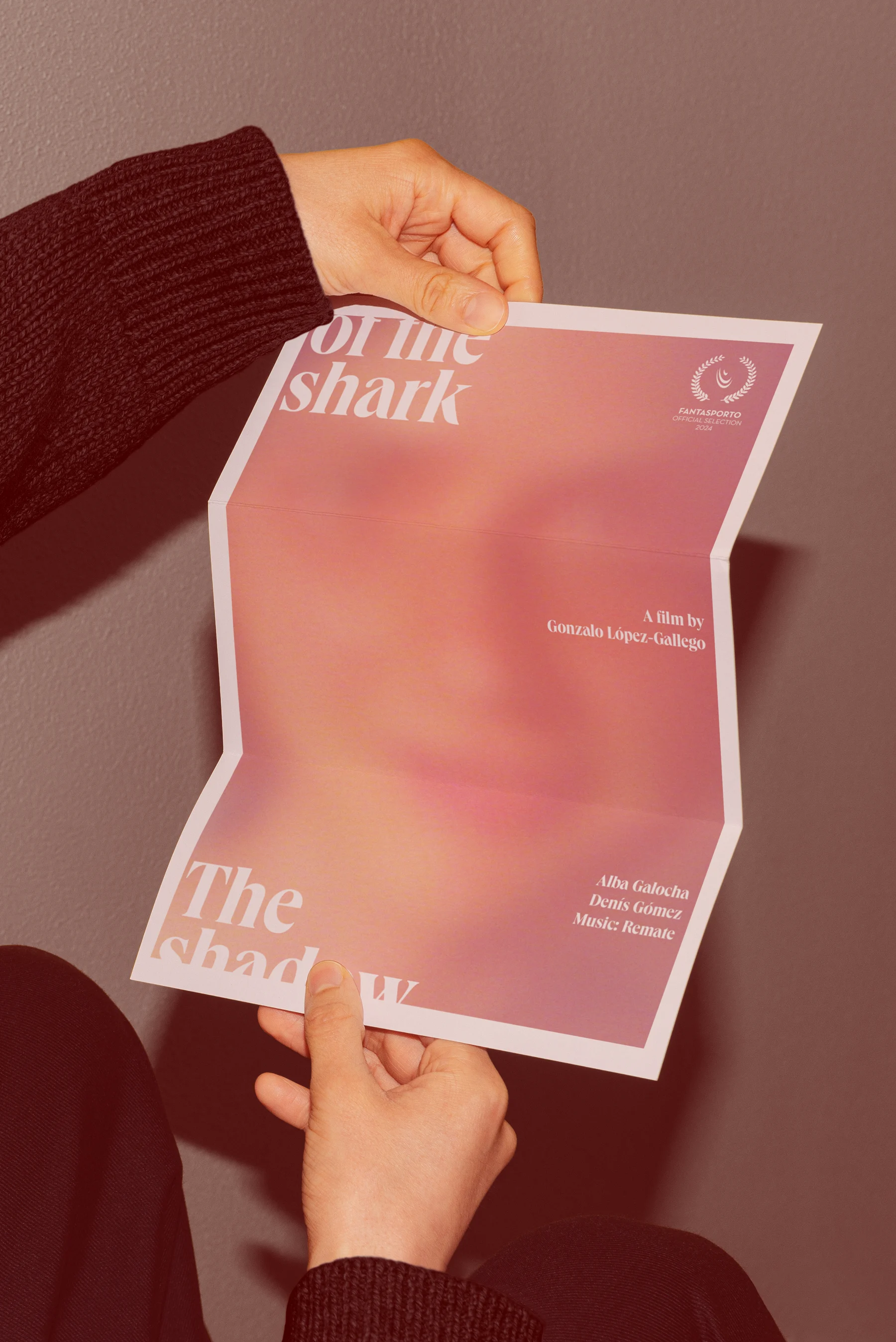 La sombra del tiburón — the folded poster, Fantasporto official selection