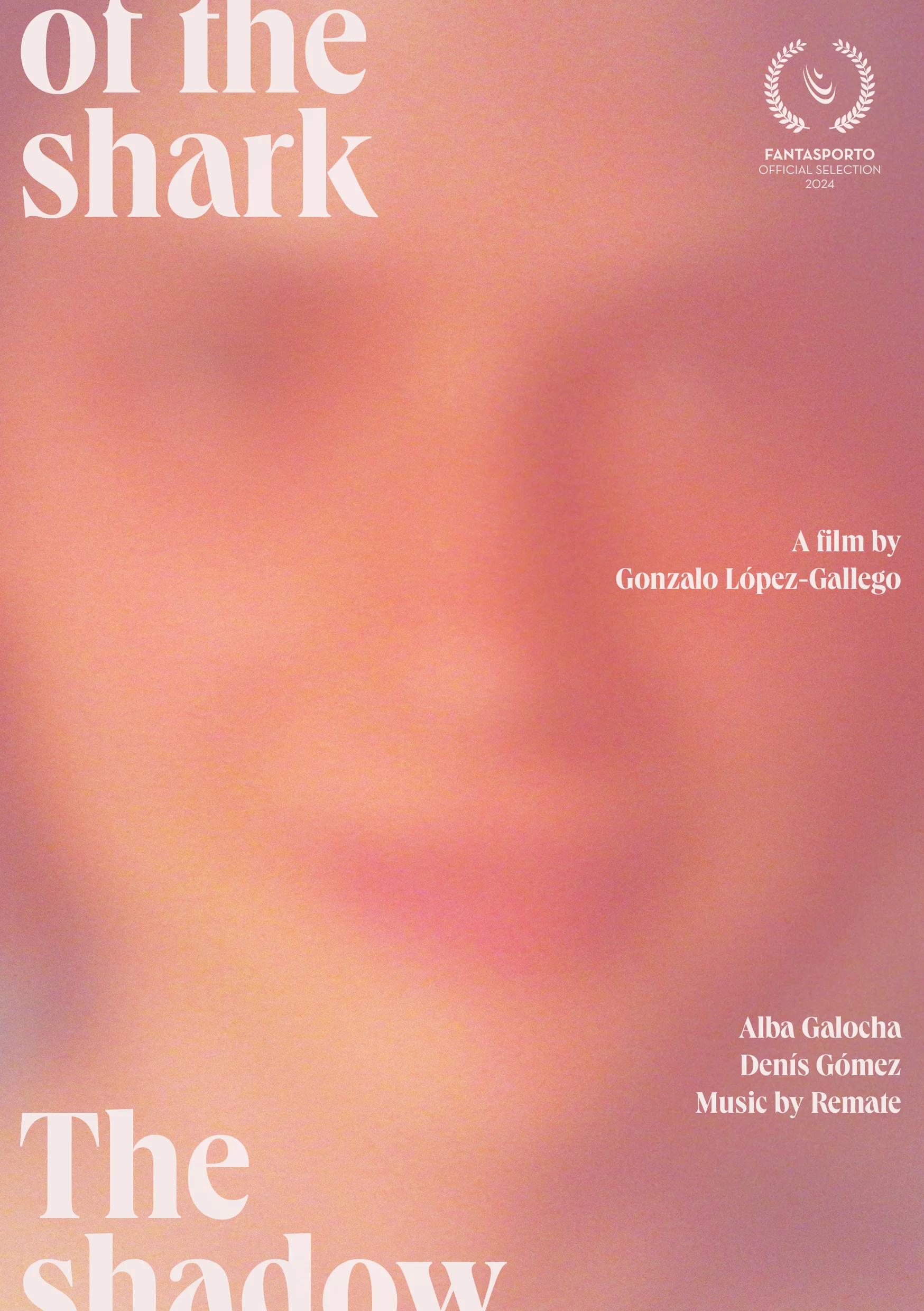 La sombra del tiburón — poster, English edition for Fantasporto 2024