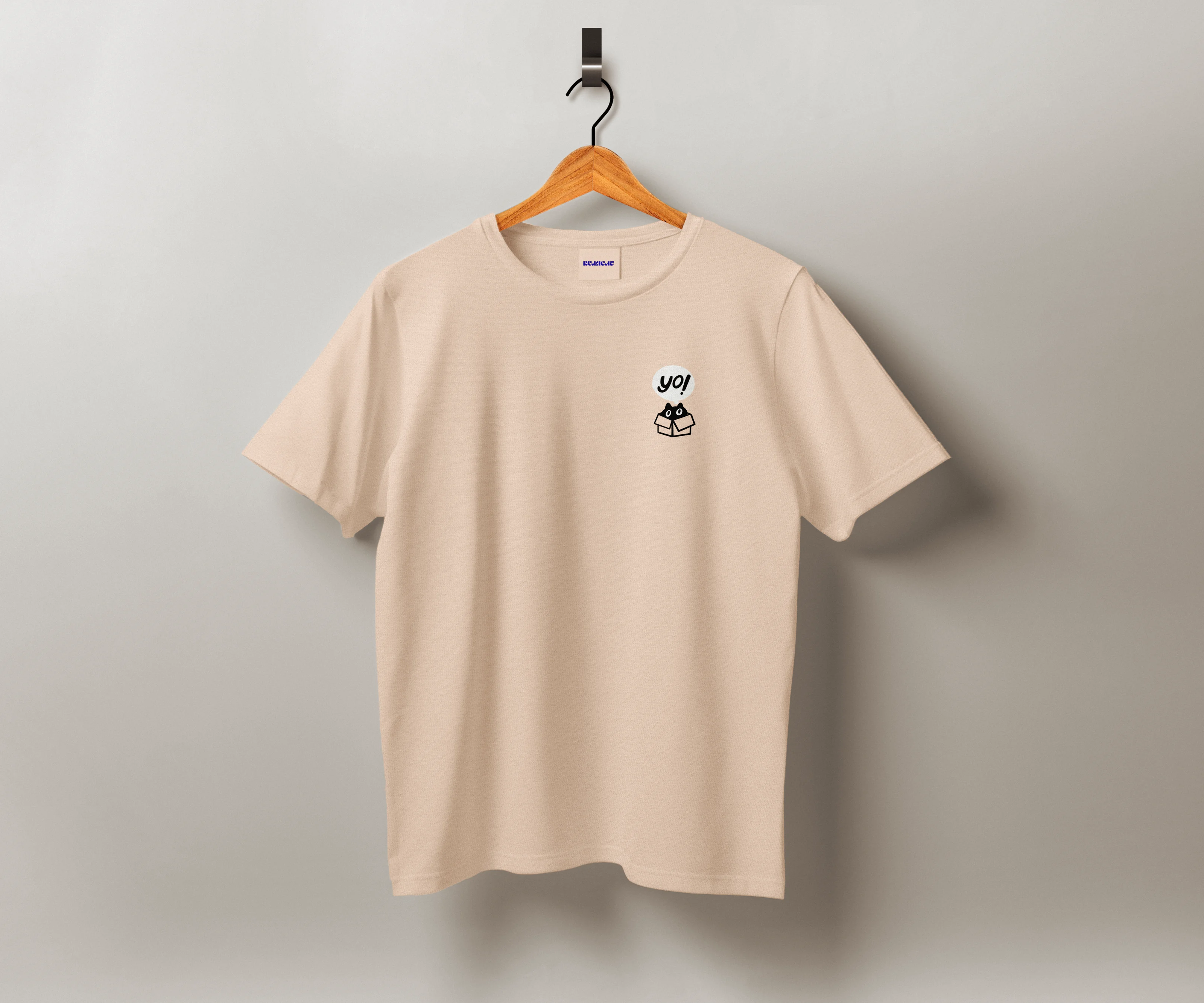 Rumicat — unused shirt design: a small yay pocket mark