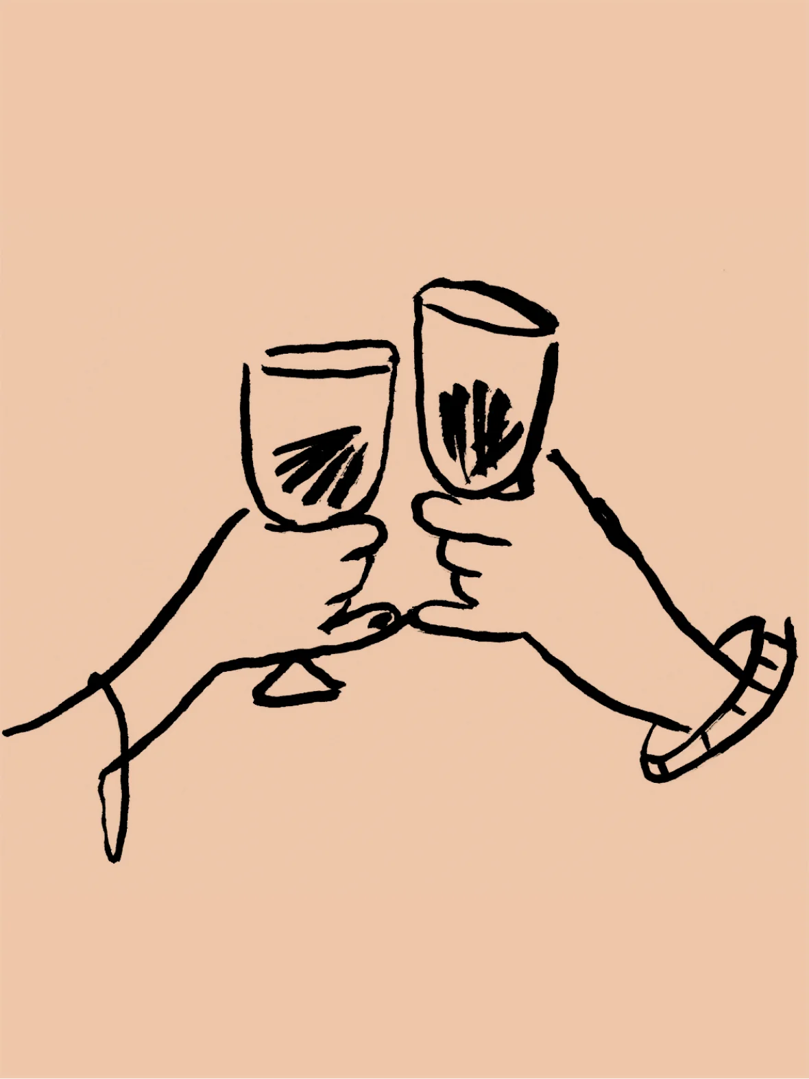 SURO — illustration, hands and glasses